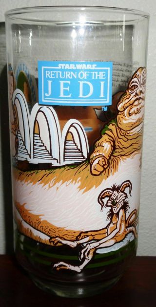 Star Wars: Return Of The Jedi Burger King 1983 Promotional Glass By Coca - Cola