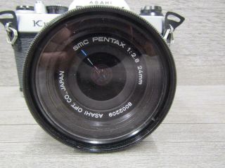 VTG Pentax Asahi K1000 35mm Film Camera with SMC Pentax 1:2.  8 24mm Lens 2