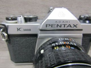 VTG Pentax Asahi K1000 35mm Film Camera with SMC Pentax 1:2.  8 24mm Lens 3