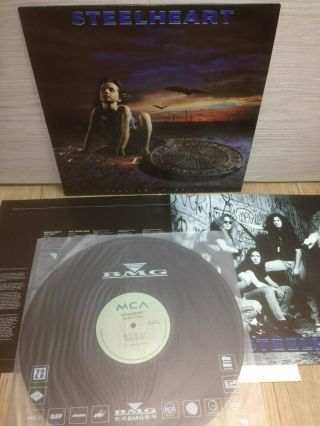 Steelheart - Tangled In Reins 1992 Korea Lp Vinyl 8 Tracks 4p Insert [nm Ex,  ]