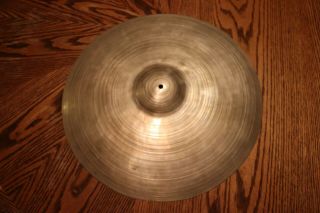 Vintage 18 Inch K Zildjian Turkish Crash Cymbal - 1,  135 Grams - 1950 - 60 