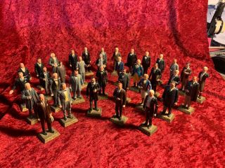 Vtg Marx Us Presidents 35 Hard Plastic Toy Figure 