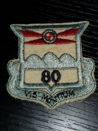 1920s 30s Wwii Us Army 80th Infantry Division Wool Patch