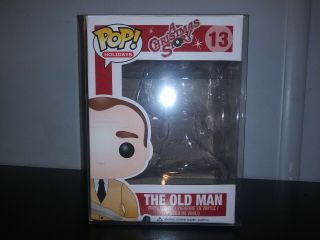 Funko Pop Holidays.  A Christmas Story.  The Old Man.  Box & Protector Only 13