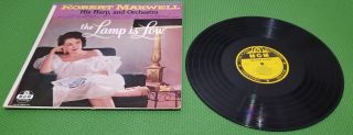 Robert Maxwell His Harp And Orchestra The Lamp Is Low 12 " Vinyl Record Lp E3308