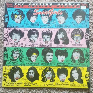 Never Unsealed Rolling Stones : Some Girls - Lp Vinyl - All The Faces - 1978
