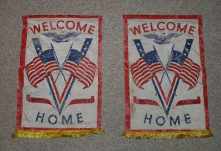 Ww2 Welcome Home From Your Furlough Banners