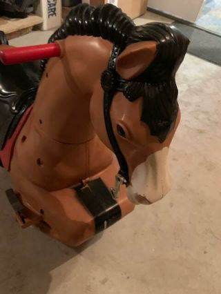 Vintage Tony The Pony - By Marx Ride On Toy Battery Operated.  Needs Batteries 3