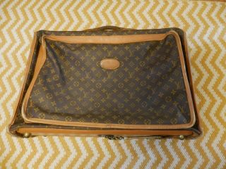 Vintage Louis Vuitton Monogram Folding Large Garment Luggage Bag