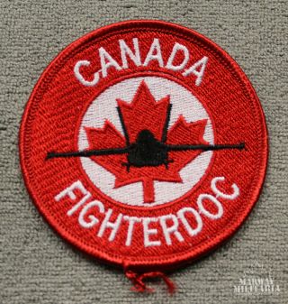 Caf Rcaf,  Canada Fighterdoc Jacket Crest/patch (19469)