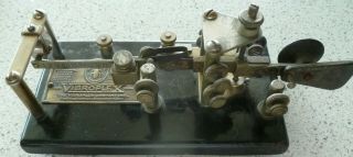 Vintage Telegraph Key: Vibroplex Bug Semi - Automatic: No.  108329