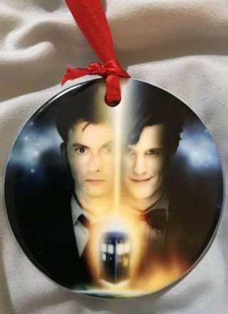 Doctor Who Ornament Of 10th And 11th Doctor