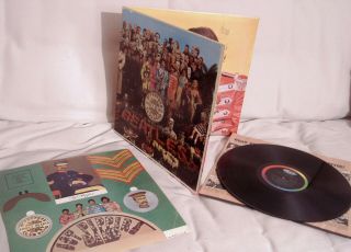 The Beatles " Sgt Peppers Lonely Hearts Club Band " 12 " Lp Capitol Mono Mas2653
