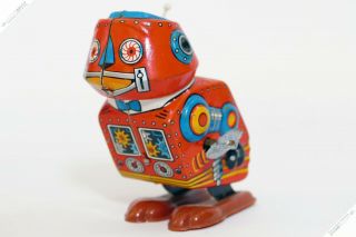 Yone Yoshiya Horikawa Nomura Daiya Jumping Robot B Tin Japan Vintage Space Toy