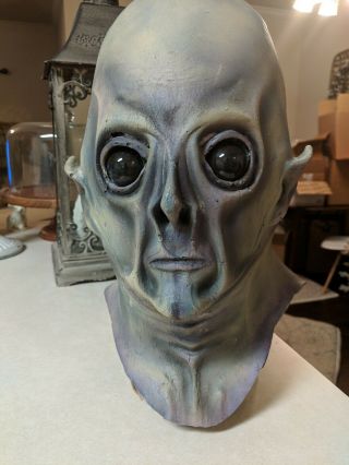 Vintage Latex Halloween Mask Distortions Unlimited Krem