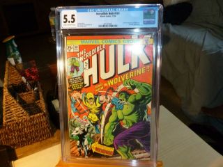 Marvel The Incredible Hulk 181 (cgc 5.  5) Fine - Grade