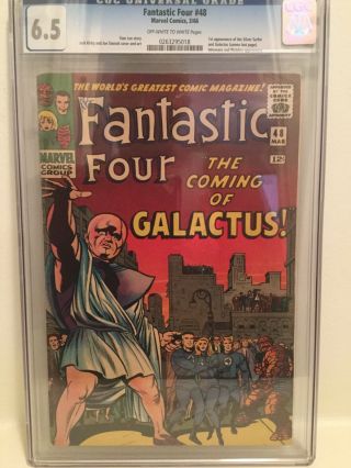 Fantastic Four 48 CGC 6.  5.  First Appearance,  Silver Surfer And Galactus 2