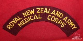 Zealand Cloth Shoulder Flash Royal Zealand Army Medical Corps (inv15532)