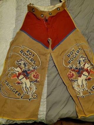 1950s Roy Rogers Trigger Youth Chaps Pants