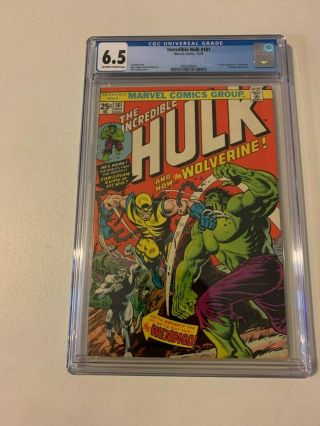 Incredible Hulk 181 1st Full Appearance Wolverine Cgc 6.  5