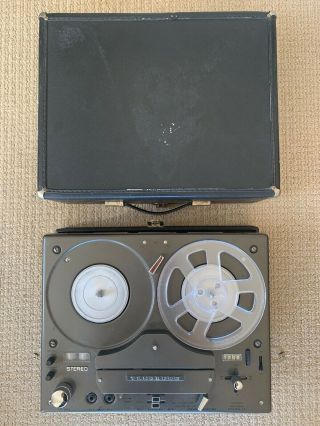 Vintage Tandberg 12 - 41 Reel To Reel Tape Recorder Player W/ Case