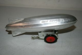 Schylling Aluminum Airship – Graf Zeppelin Wind - Up Tin Toy