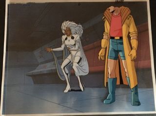 X - Men: The Animated Series - Storm & Jubilee - Animation Production Cel