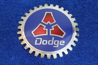 Dodge Grille Badge Plate Topper Accessory Challenger Charger Dart Coronet Ram