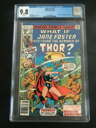 What If? 10 Cgc 9.  8 Nm/mt Wp 1 In 49 Jane Foster Found The Hammer Of Thor?marvel