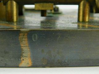 Mecograph Model 3 Vintage Telegraph Key w/ Tiger Finish,  Box SN 05378 2