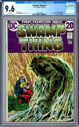 Swamp Thing 1 Cgc 9.  6 (w) 1st Matt Cable Bernie Wrightson Cover