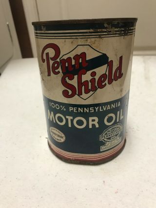 Penn Shield Motor Oil Quart Can Full