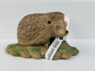 Schleich 14237 Hedgehog Wild Life Europe Animal Figurine Retired Rare 1998