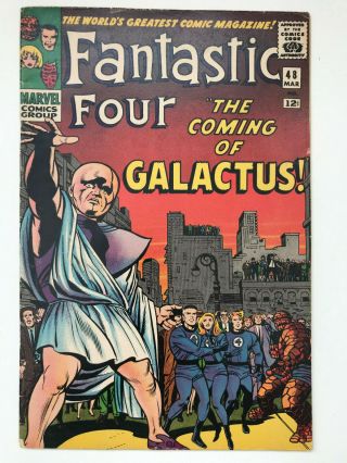 Fantastic Four 48 - (r) 1st App.  Galactus & Silver Surfer Marvel Comics Mcu