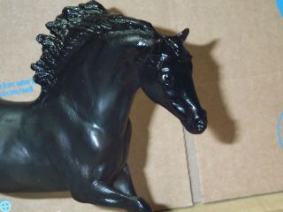 Breyer Classic Black Flicka Andalusian Stallion 2006 Horse Figurine Tm 2006 Fox