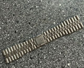 Vintage Stainless Steel Nsa Heuer Monaco Silverstone 22mm Bracelet