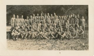 Wwii 1943 Uss Mexico Us Navy Group Photo Some Id 