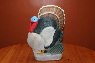 Vintage Union Products Don Featherstone Lighted Blow Mold 25 " Turkey Guc 1998
