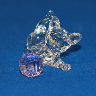 Swarovski Crystal Figurine 631856 No Box Kitten Standing