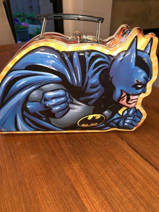 Vintage Retro Batman Metal Lunchbox - 1980 