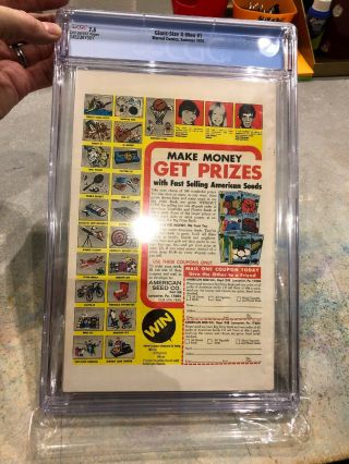 Giant Size X - Men 1 CGC 7.  5 Marvel 1975 Bright color and Centered HTF 3