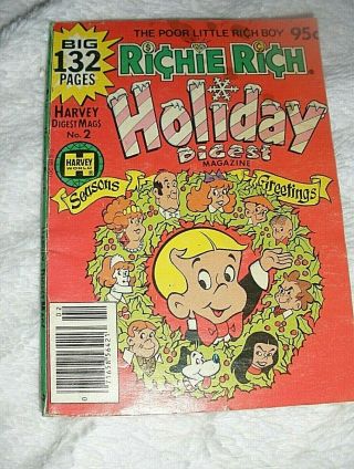 Richie Rich Holiday Digest Mag.  2,  Casper Digest 3,  Bat Man 7 40th anniversay 3
