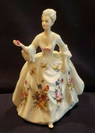 Royal Doulton Figurine " Diana " Hn 2468 Modeling By Peggy Davis 1985 Signed Rt