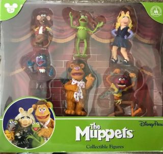 Disney The Muppets Collectible Figures Kermit Miss Piggy Animal Exclusive