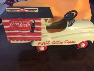 Limited Edition Coca Cola Pedal Car Delivery Truck 1:3 Scale W/ Coke Bottles