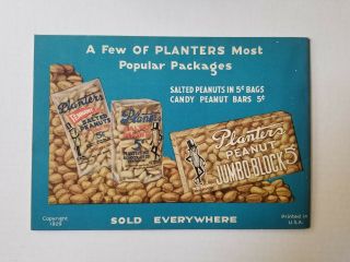 1929 Planters Mr.  Peanut Paint Book 2 w/mailing envelope letter 2