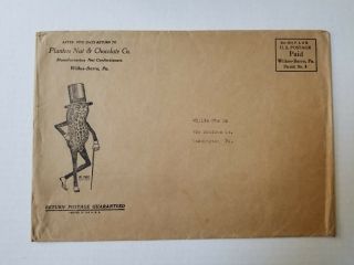1929 Planters Mr.  Peanut Paint Book 2 w/mailing envelope letter 3