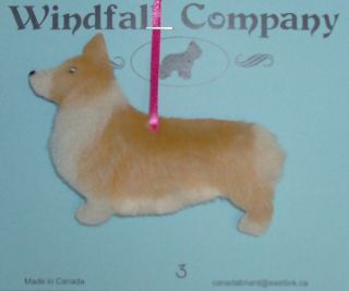 Pembroke Welsh Corgi Dog Soft Plush Christmas Canine Ornament 3 By Wc