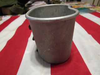 WW2 USMC US Army M - 1910 canteen cup 1941 dated LF&C Co.  wwii field gear 2