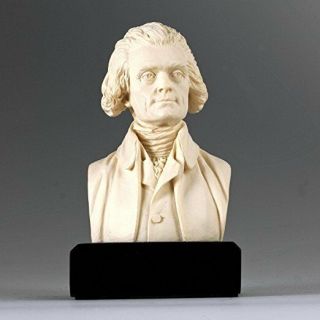 President Thomas Jefferson Bust Statue Sculpture Figurine